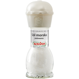 Kotanyi Młynek Sól morska jodowana 92g X4
